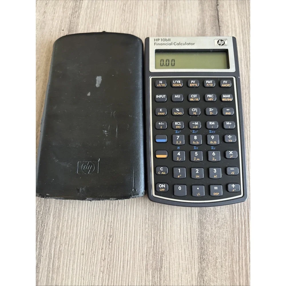Hewlett Packard HP 10bII Financial Calculator CFP Exam